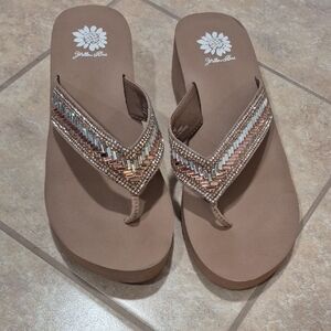 Yellow Box Women's Tan Sandals